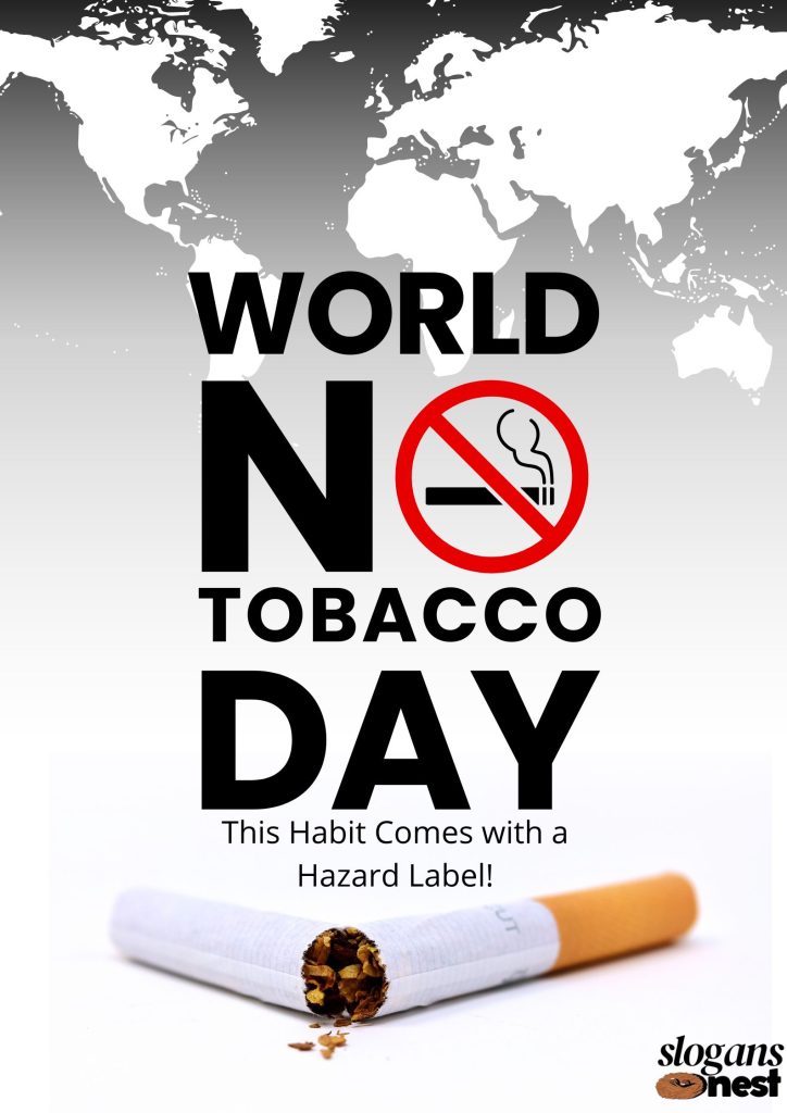 No Tobacco Day Slogans