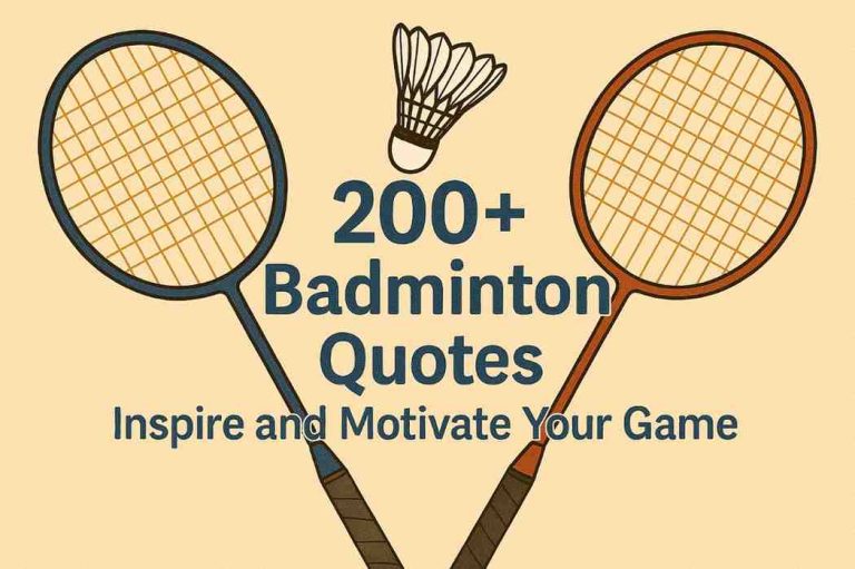 Badminton Quotes