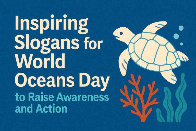 Slogans for World Oceans Day to Raise Awareness and Action