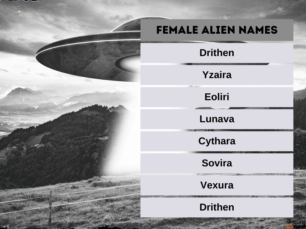Female Alien Names